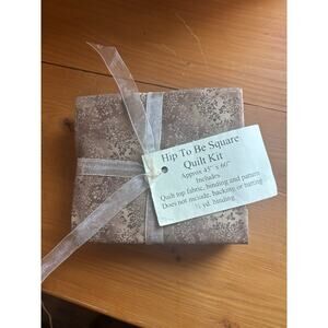 Fabric Pack To Make A Quilt Top. Approx 45x60. Includes Instruct. and Binding